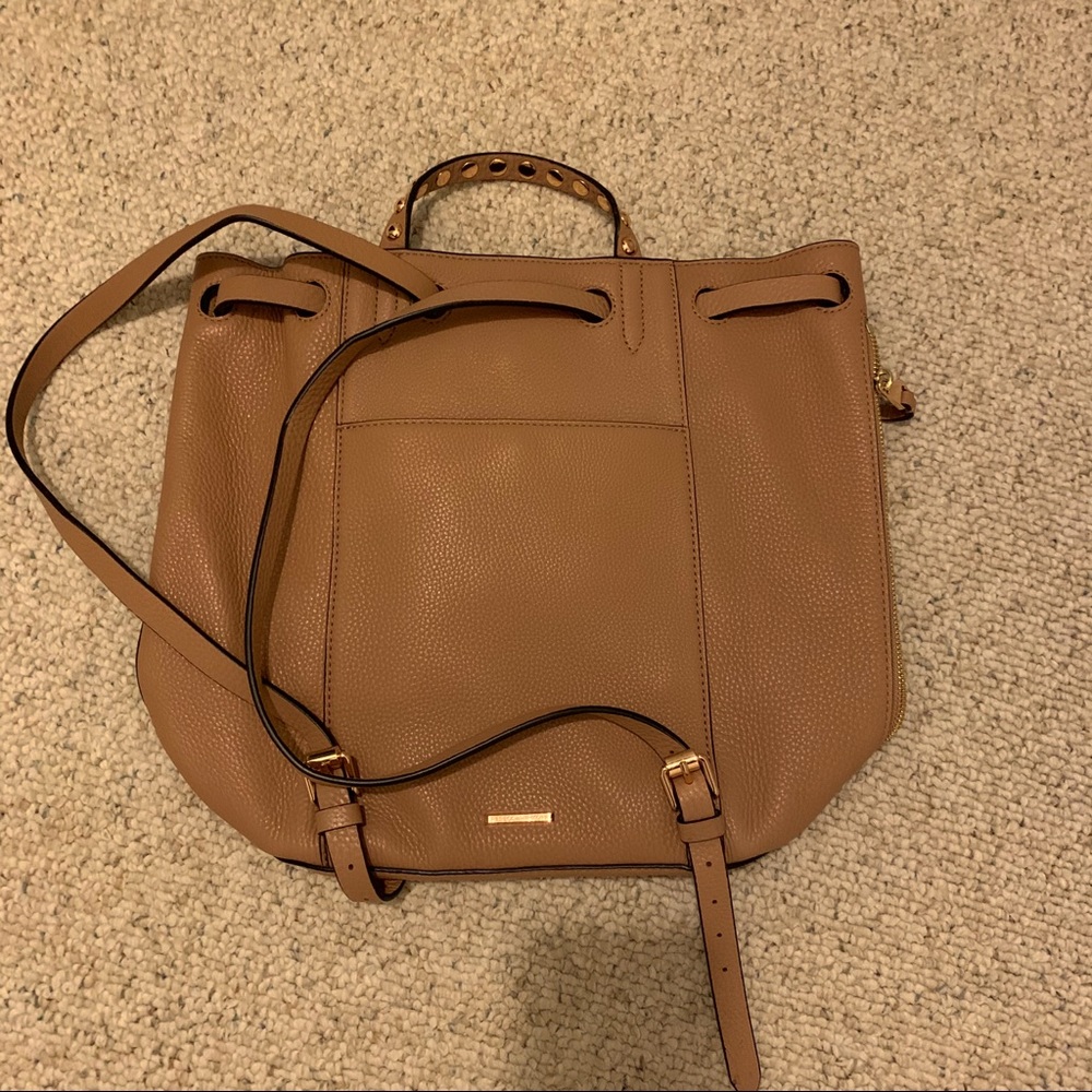 Rebecca Minkoff Blythe Honey Leather Backpack